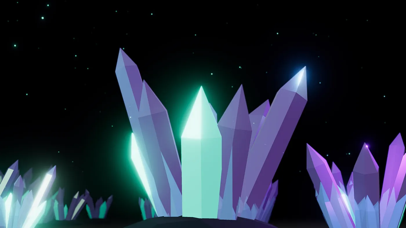 Neon shards